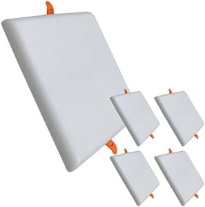 ATOMANT LED-Einbauleuchte 36 W, quadratisch, verstellbar 60-210 mm, 3300 Lumen, ideal für moderne Wohnräume, 5 Stück