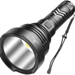 WholeFire LED Taschenlampe 100000 Lumen - Extrem Helle, USB Aufladbare Taktische Taschenlampe für Polizei und Outdoor Ab