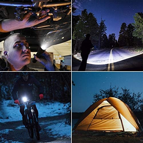 LE USB Aufladbare LED Taschenlampe, 15000 Lux Extrem Hell, IPX4 Wasserdicht, Zoombar für Camping & Outdoor Abenteuer